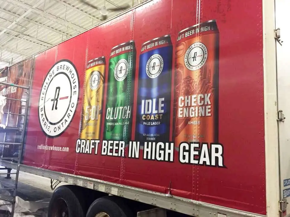 Redline Brewhouse vehicle wrap, photo 1