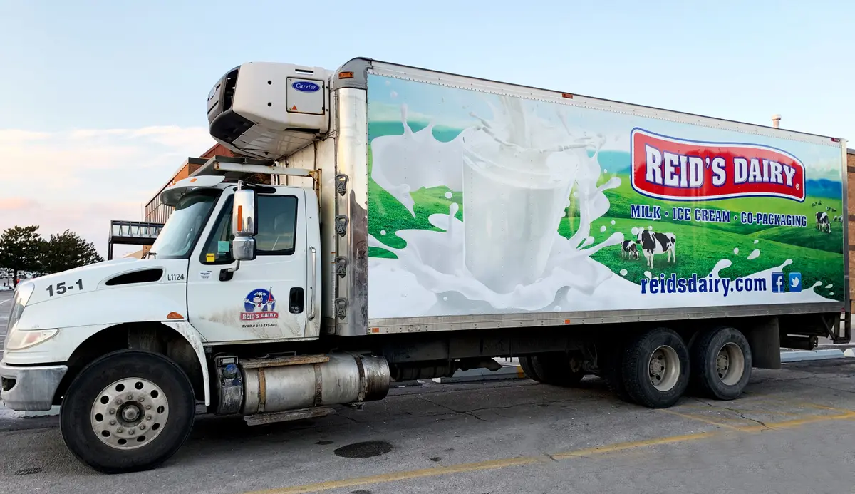 Reid’s Dairy vehicle wrap, photo 5