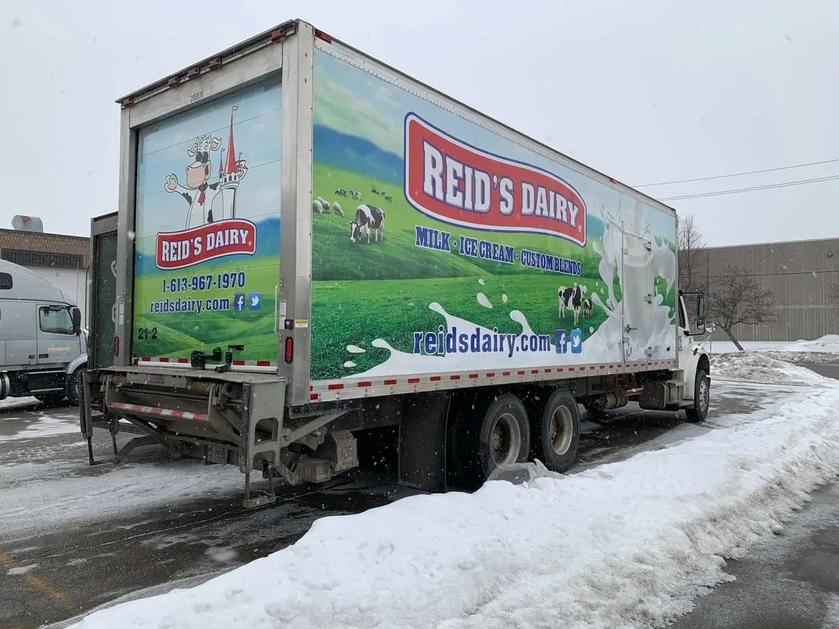 Reid’s Dairy vehicle wrap, photo 6