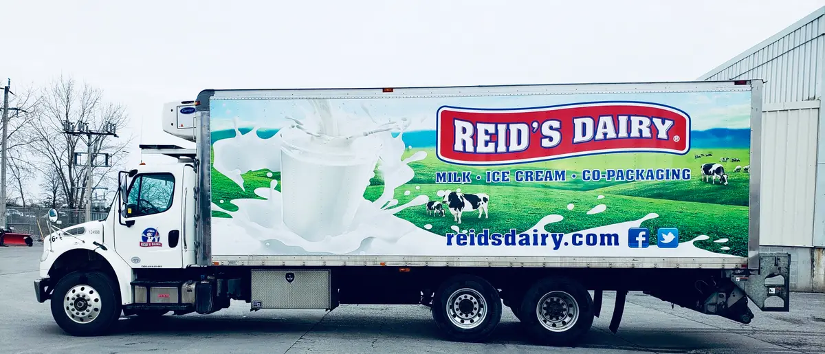 Reid’s Dairy vehicle wrap, photo 8