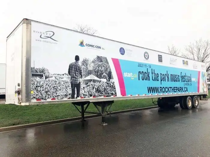 Rock the Park Music Festival vehicle wrap, photo 1