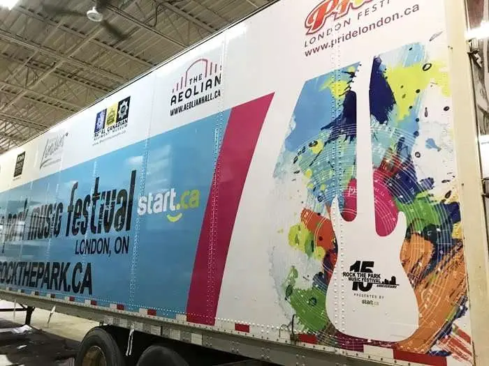 Rock the Park Music Festival vehicle wrap, photo 3
