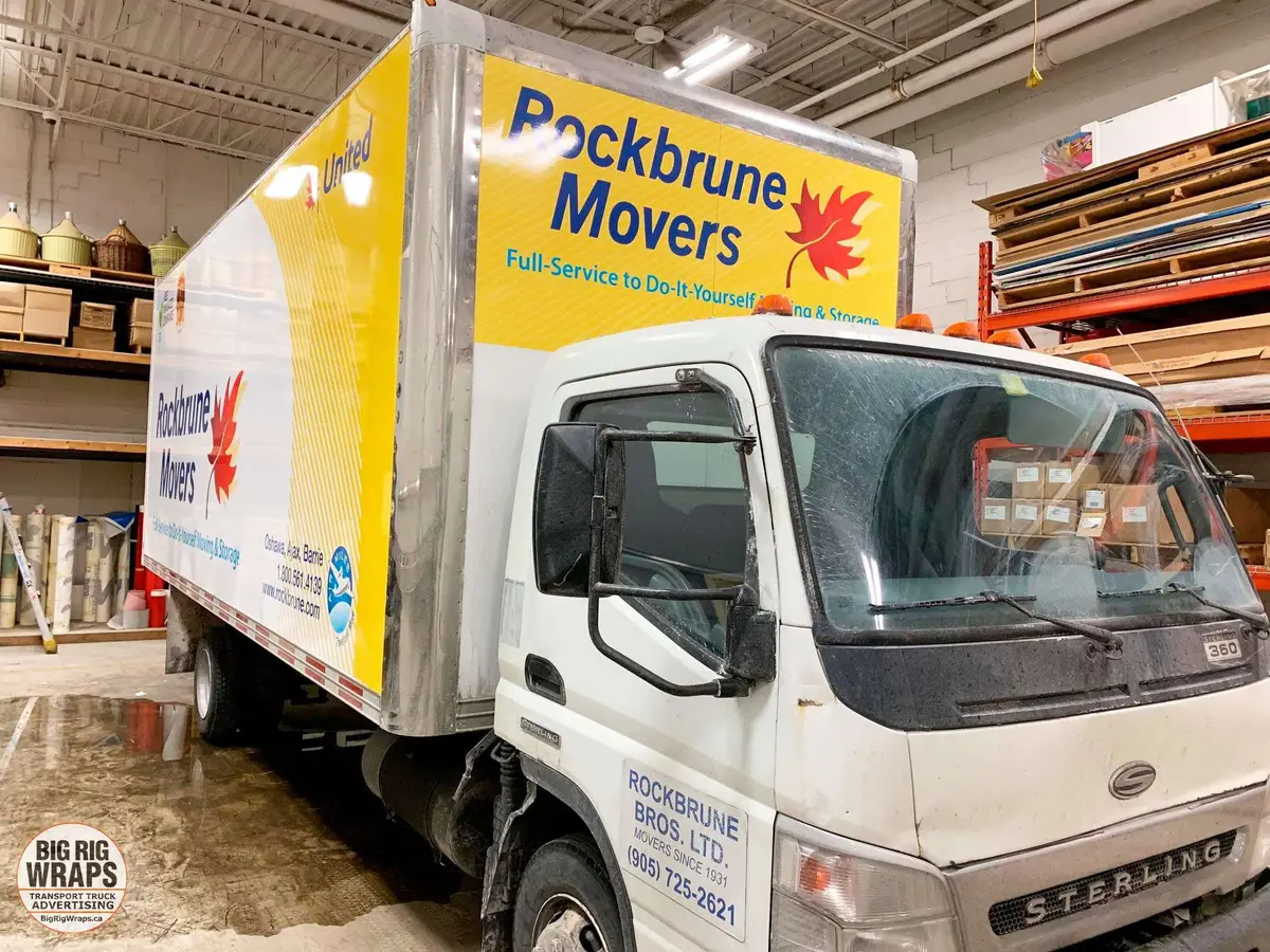 Rockbrune Brothers Moving vehicle wrap, photo 4