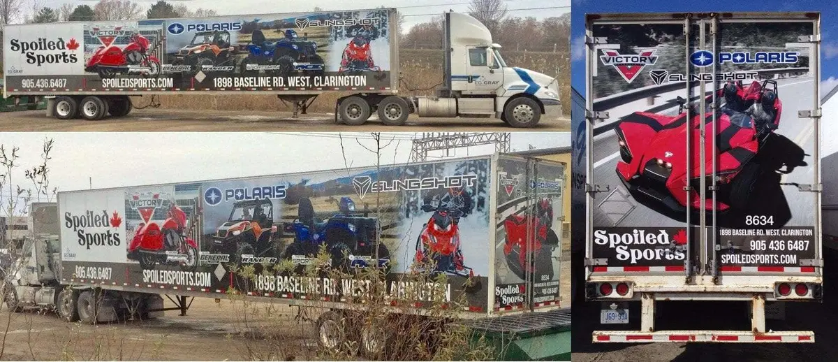 Spoiled Sports vehicle wrap, photo 1