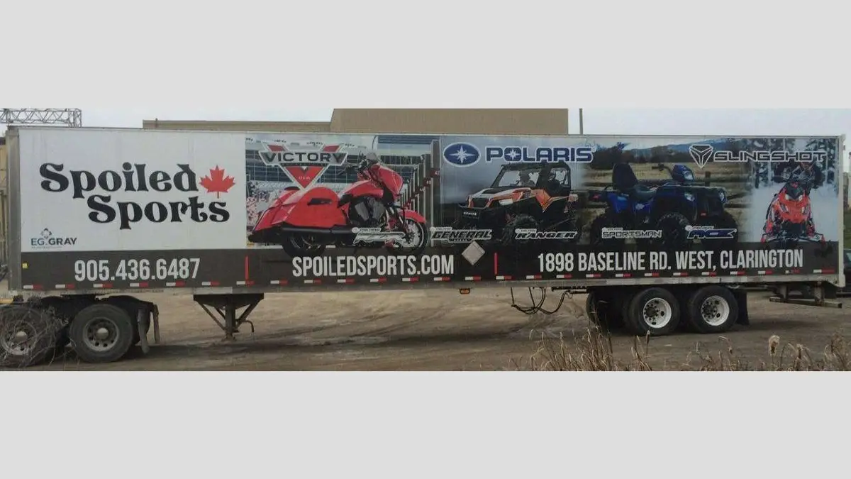 Spoiled Sports vehicle wrap, photo 6