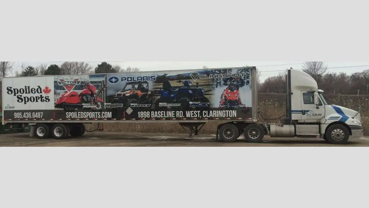 Spoiled Sports vehicle wrap, photo 7