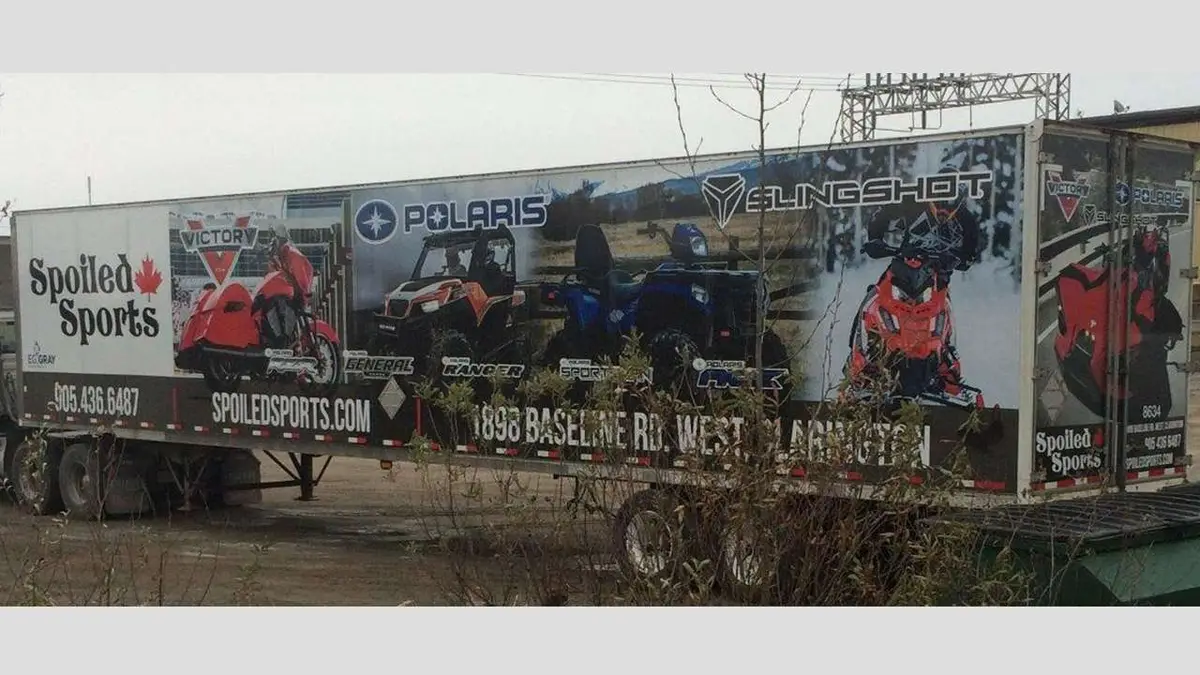 Spoiled Sports vehicle wrap, photo 8