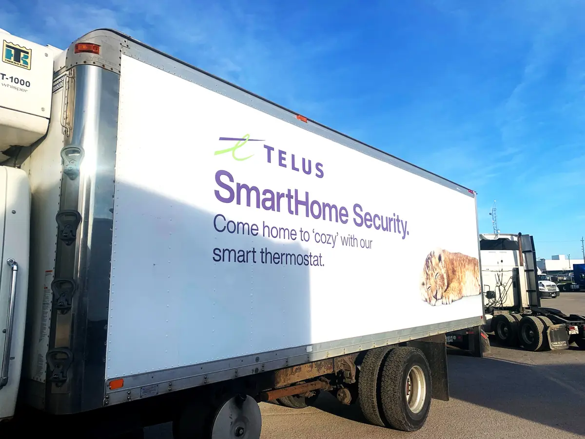 TELUS vehicle wrap, photo 5