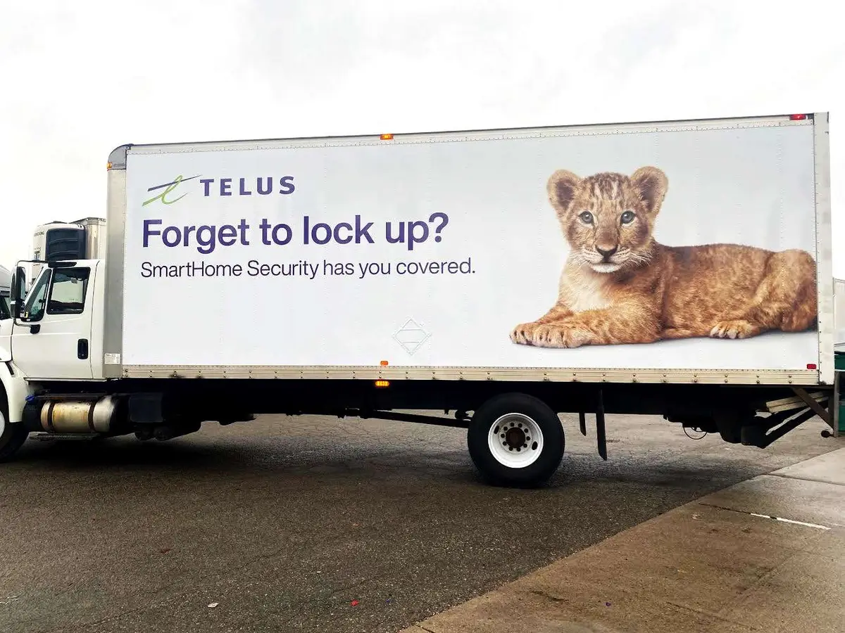 TELUS vehicle wrap, photo 9