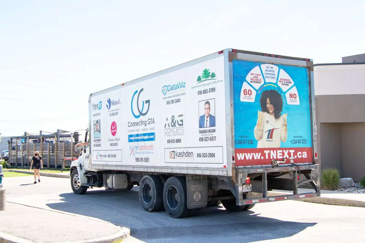 TNext Communications vehicle wrap, photo 3