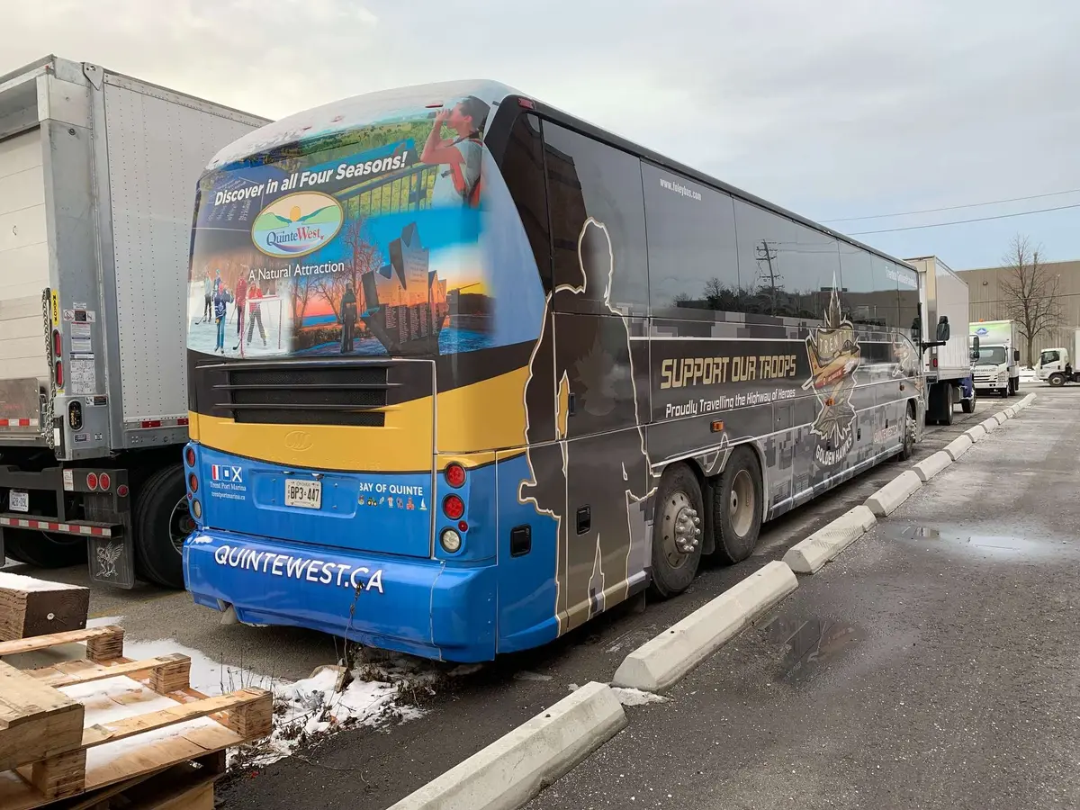 Trenton Golden Hawks vehicle wrap, photo 2