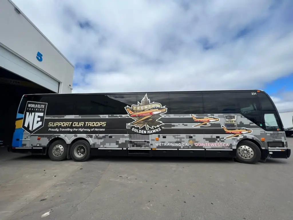 Trenton Golden Hawks vehicle wrap, photo 4