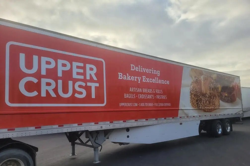 Upper Crust vehicle wrap, photo 1