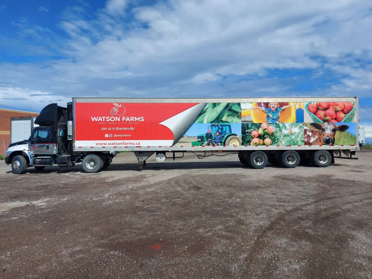 Watson Farms vehicle wrap, photo 1