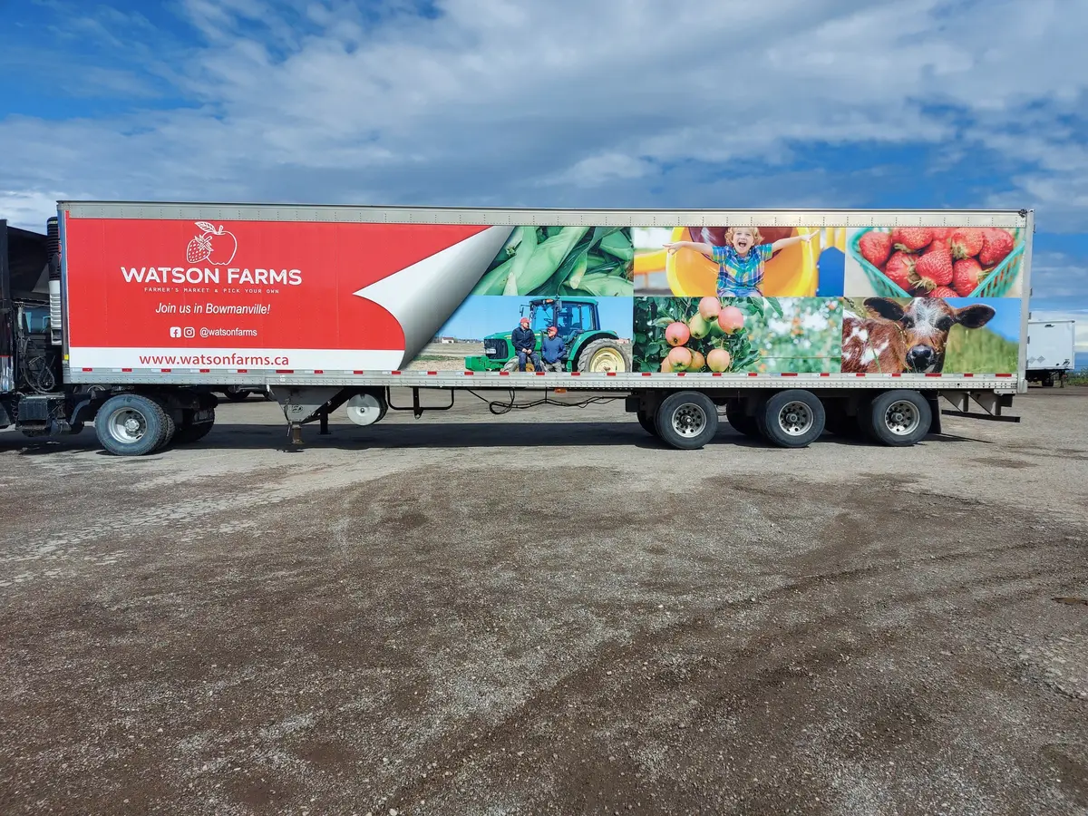 Watson Farms vehicle wrap, photo 2