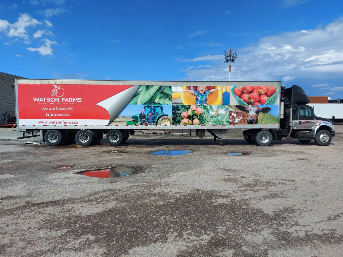 Watson Farms vehicle wrap, photo 3