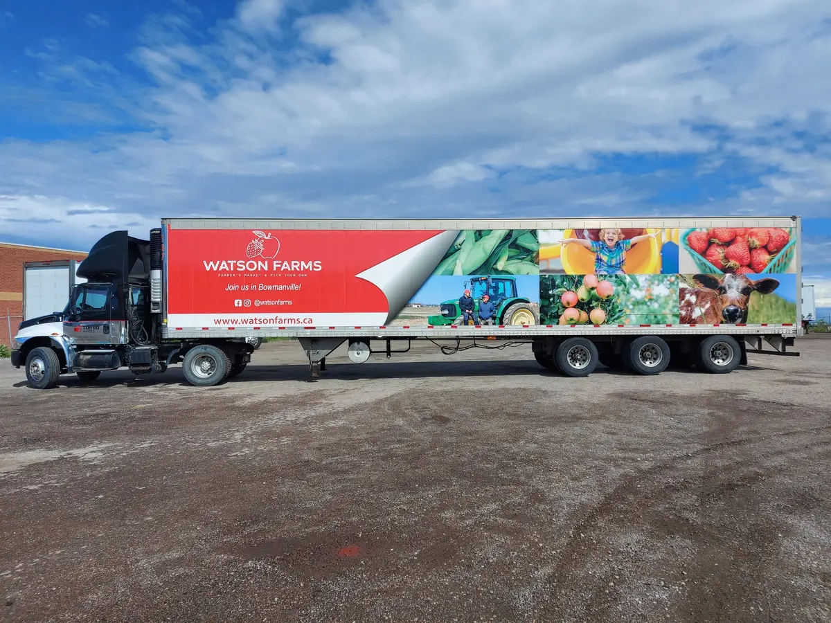 Watson Farms vehicle wrap, photo 4
