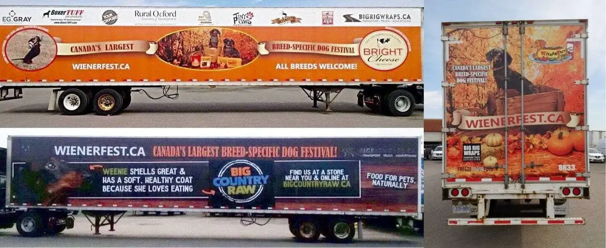 Wienerfest vehicle wrap, photo 1