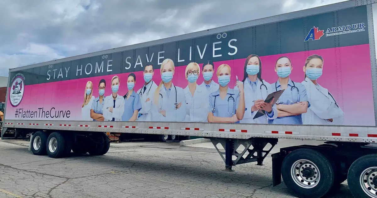 Womens Trucking Federation Canada vehicle wrap, photo 4