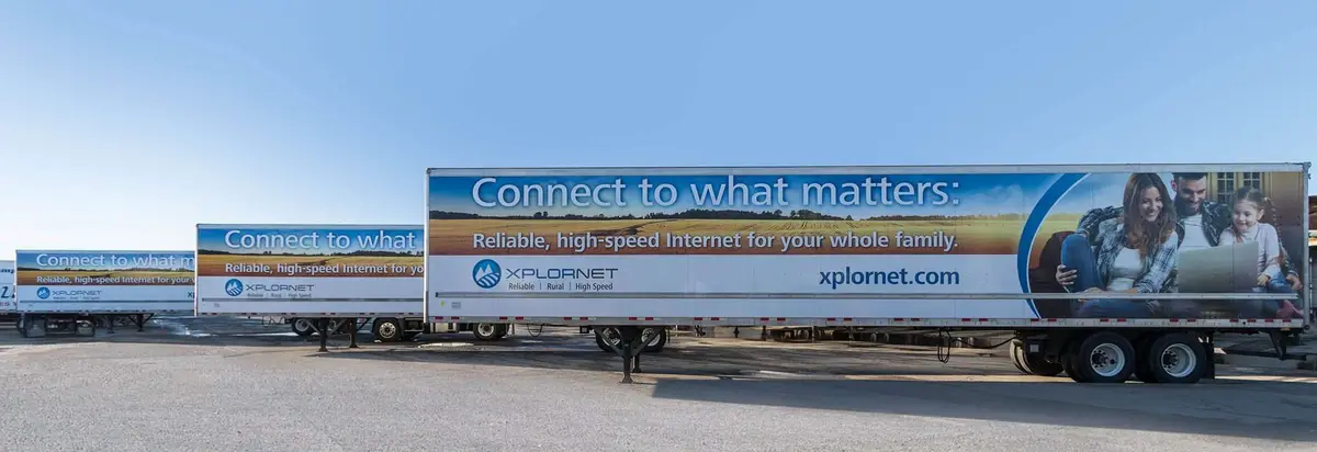 Xplornet Communications vehicle wrap, photo 1