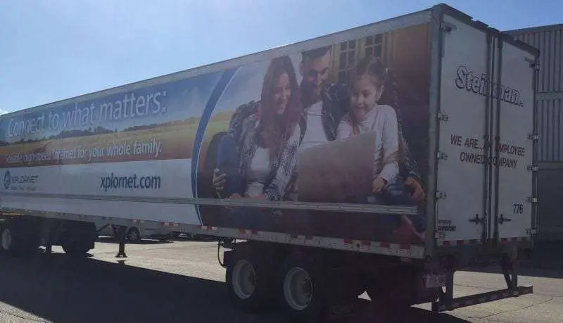 Xplornet Communications vehicle wrap, photo 3