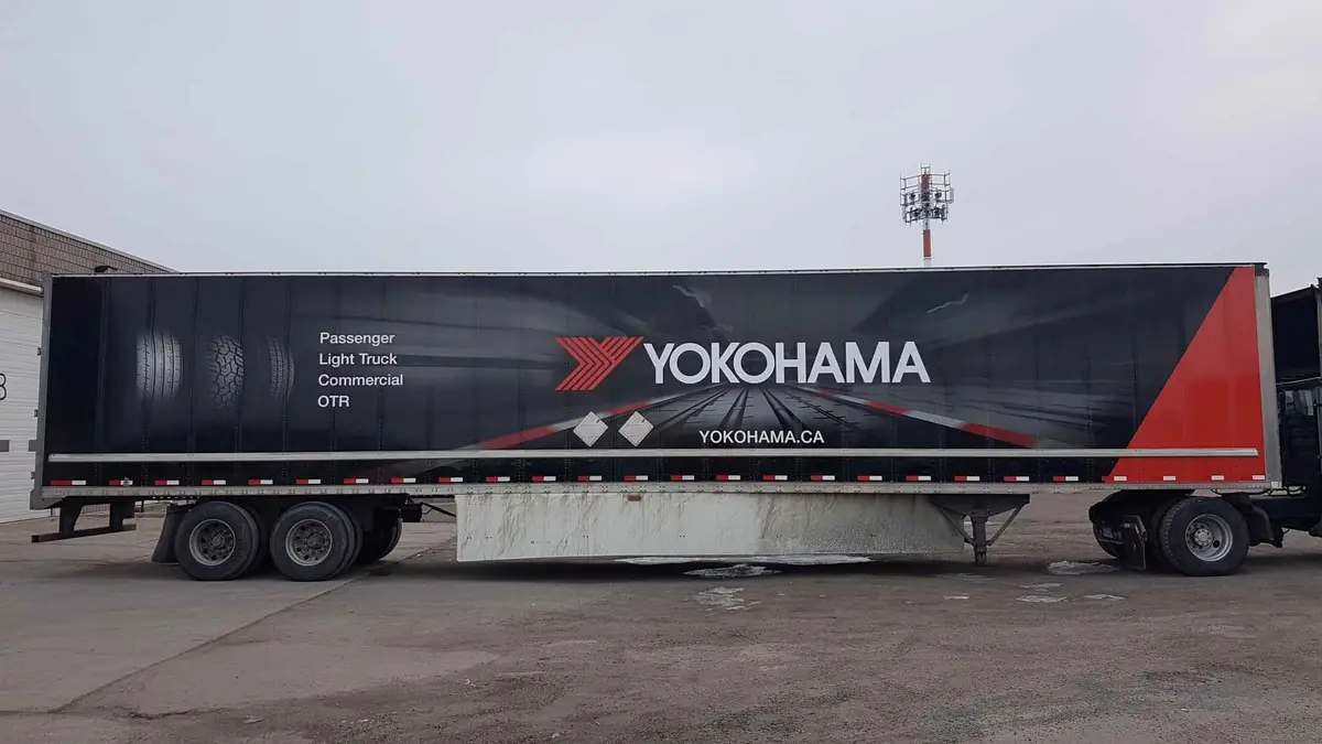 Yokohama Tire vehicle wrap, photo 13