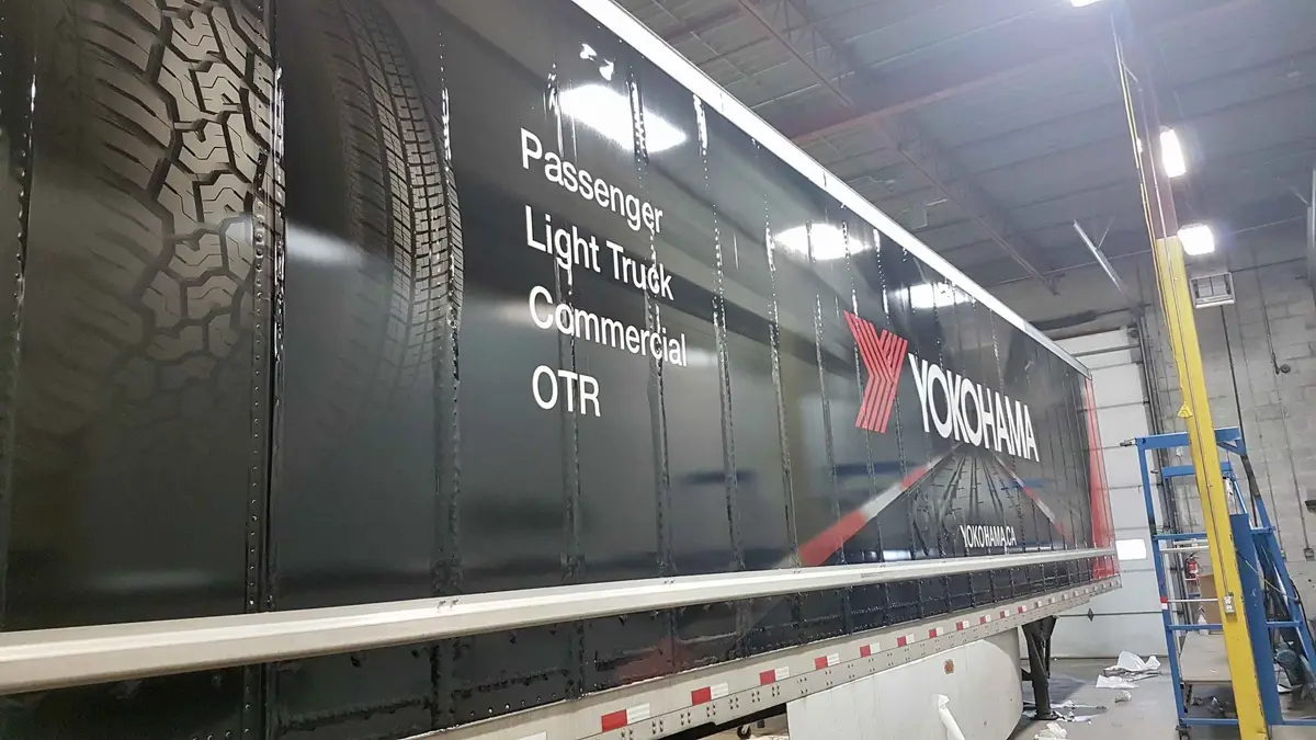 Yokohama Tire vehicle wrap, photo 9